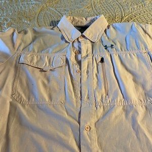 Large pink Under Armour Fishing shirt